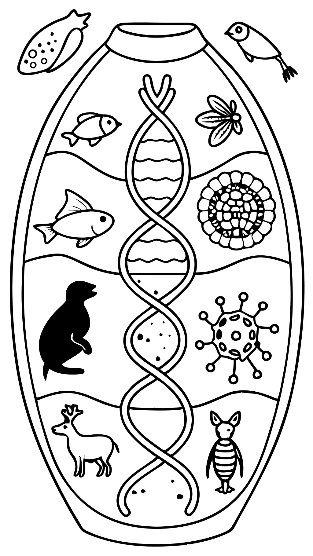 biology coloring pages